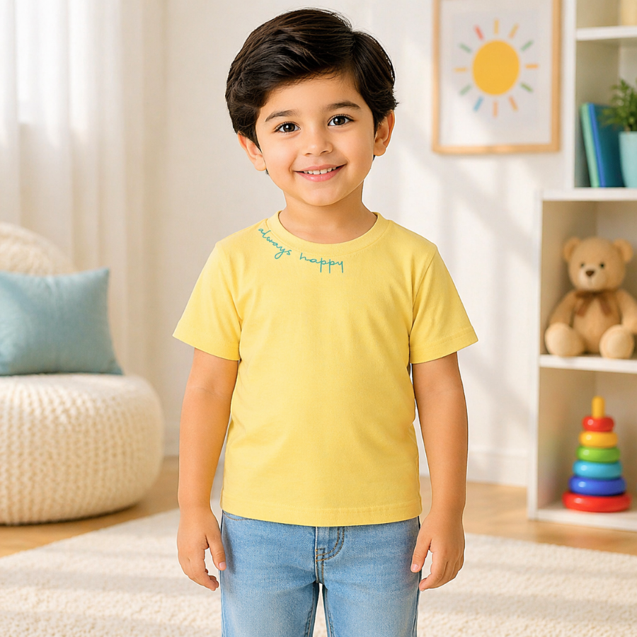 BOYS PACK OF 2 COTTON T-SHIRT