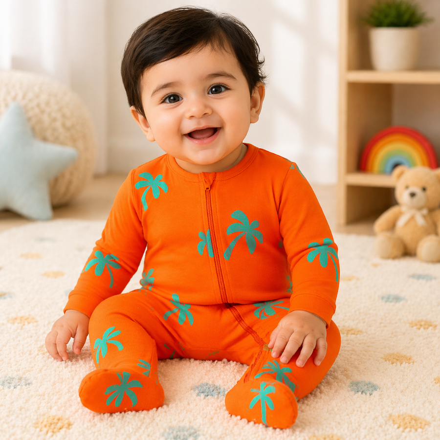 INFANT UNISEX COTTON SLEEPSUIT