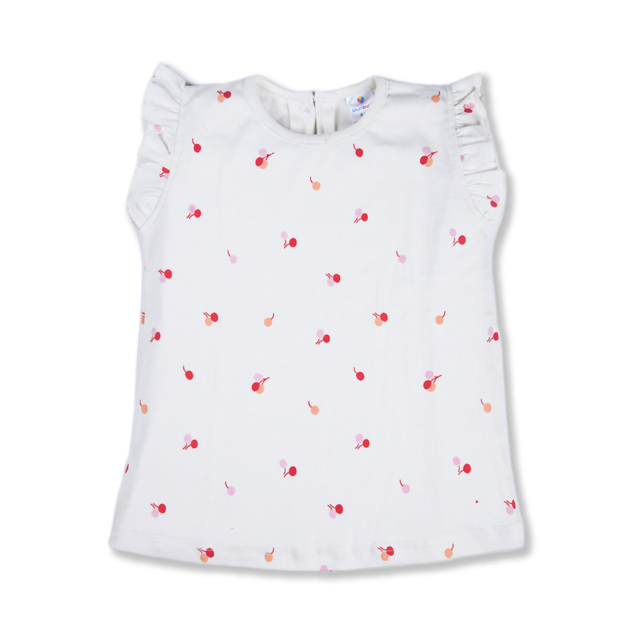 GIRLS TOPS FRILL SLEEVES PACK OF 3