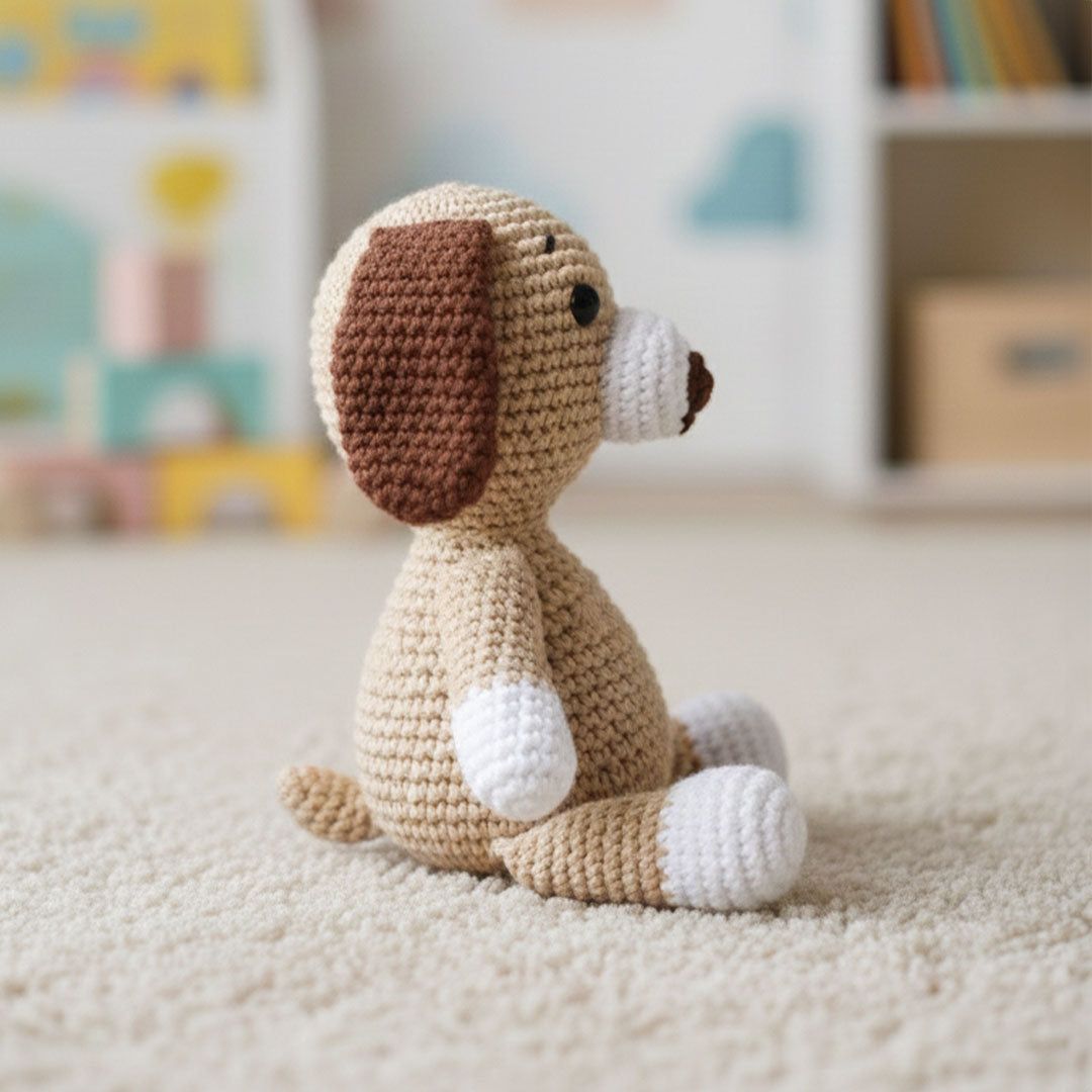 Cozy Brown Puppy Toy