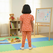 GIRLS PRINTED T-SHIRT PYJAMA SET