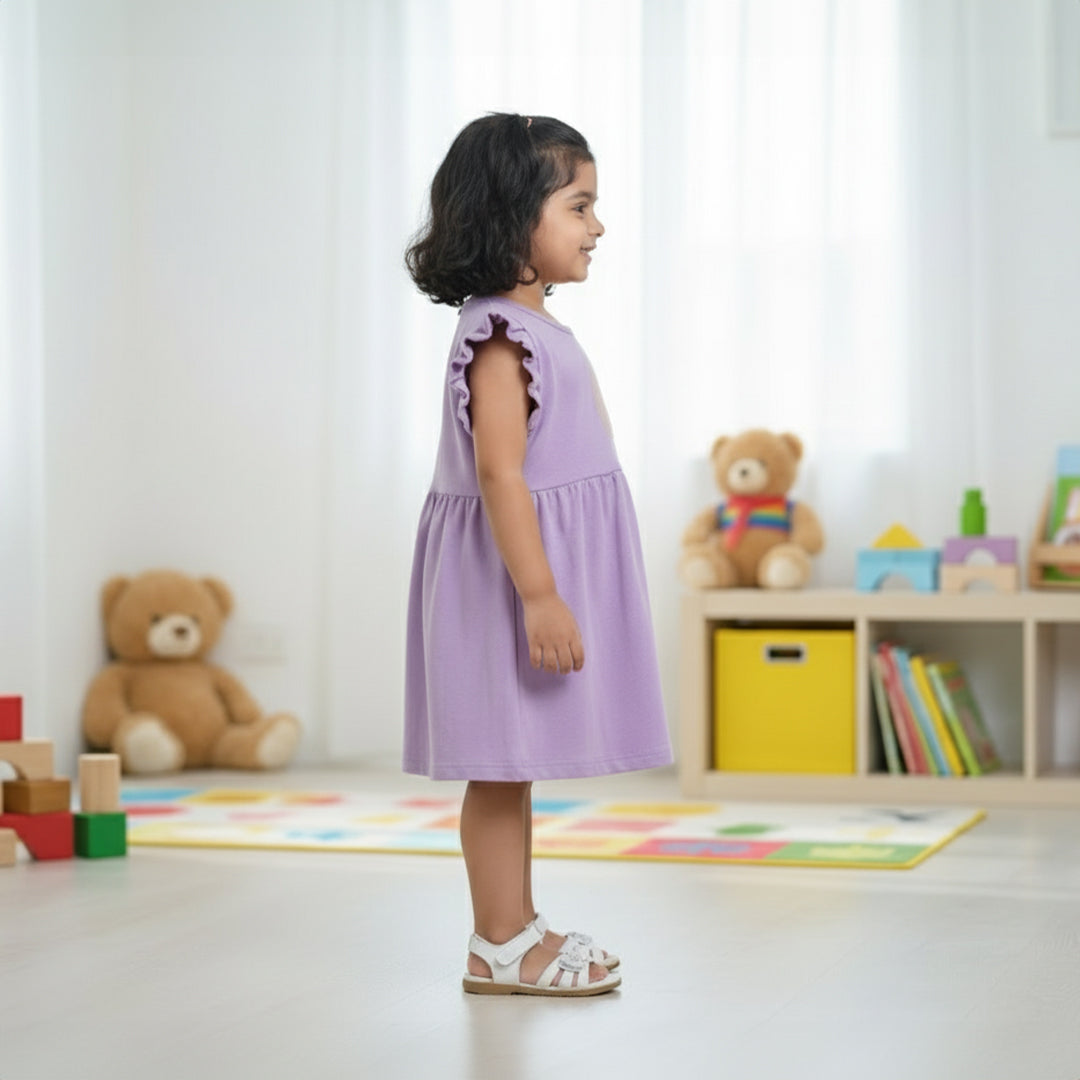 FROCKS & DRESSES SLEEVES LESS SINGLE