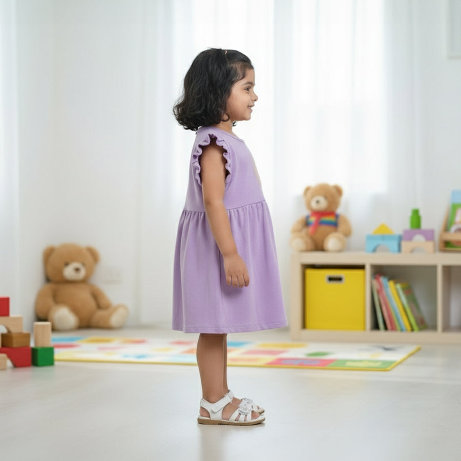 FROCKS & DRESSES SLEEVES LESS SINGLE