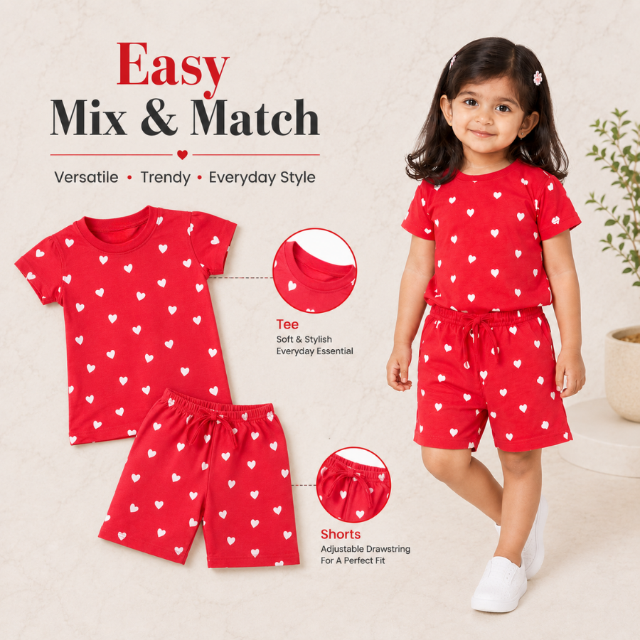 GIRLS SHORTS SET