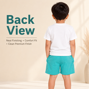 Boys Cotton Crab Print T-Shirt & Shorts Set