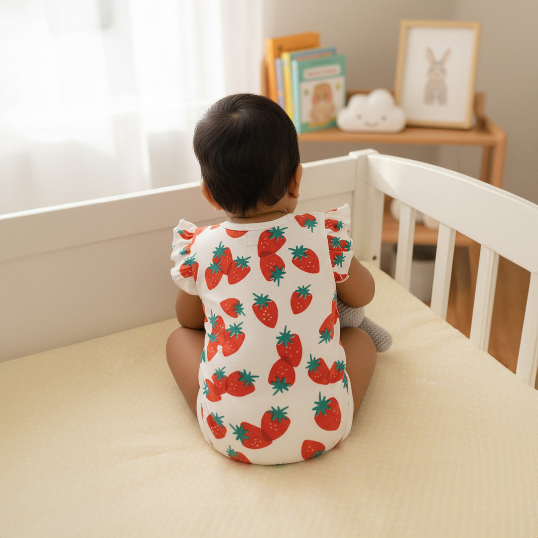 GIRLS COTTON ONESIES