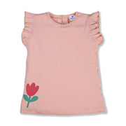 GIRLS TOPS FRILL SLEEVES PACK OF 3