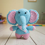 Cute Elephant Crochet Toy