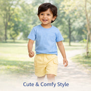 Boys Cotton Shorts with Cargo Pockets - (Pack of 3)