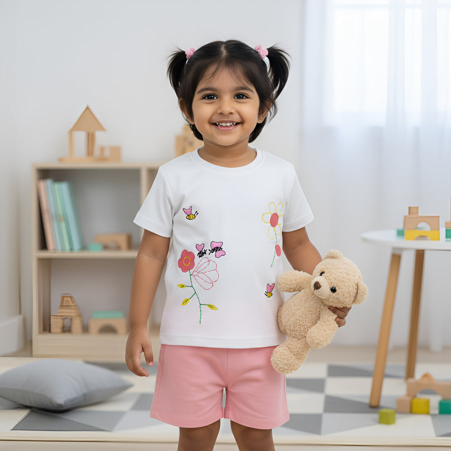 GIRLS EMBROIDERY TOP