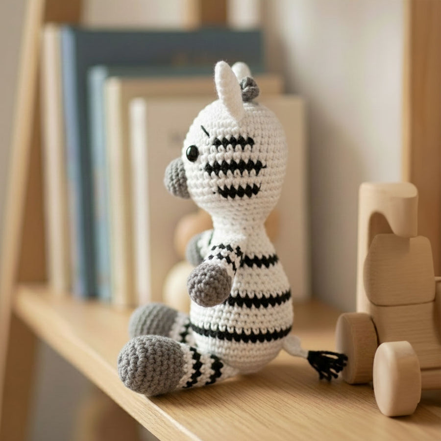 Stripes & Snuggles Zebra