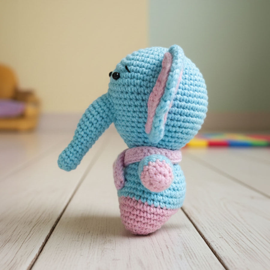 Cute Elephant Crochet Toy