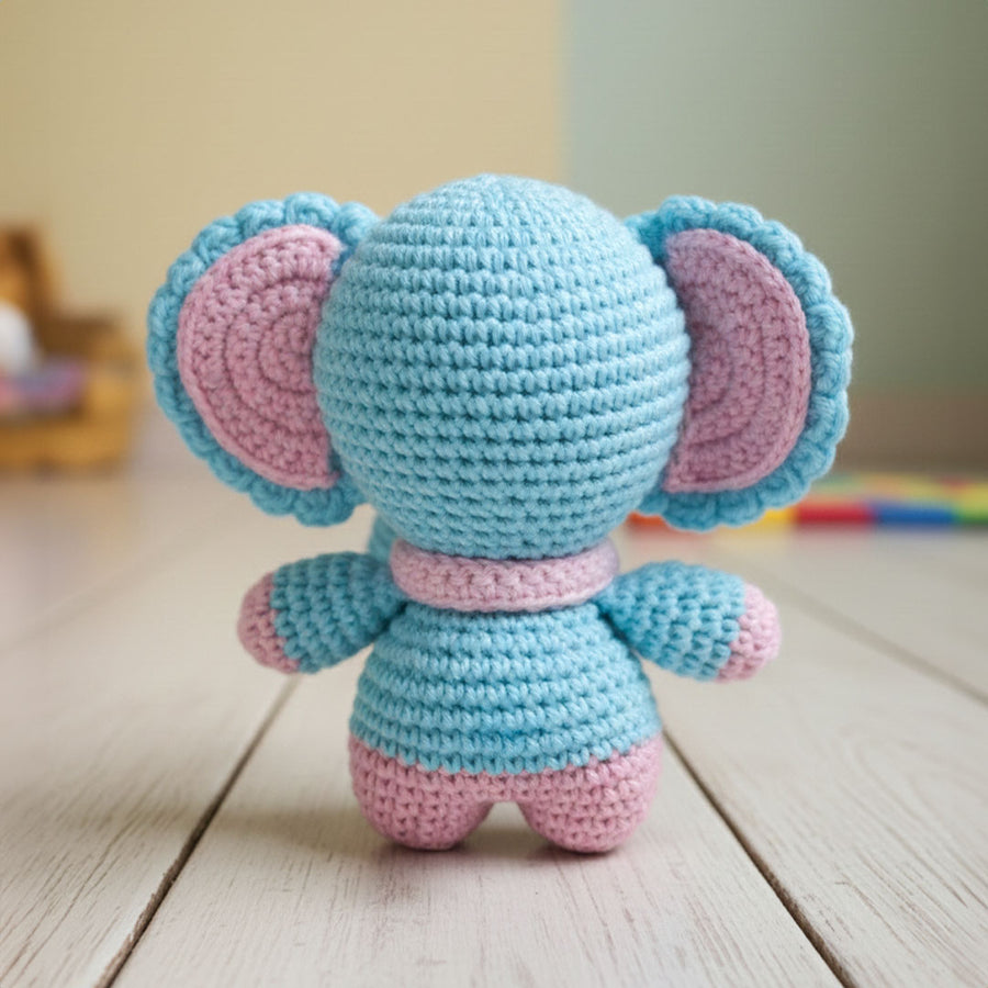 Cute Elephant Crochet Toy
