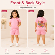 Pink Hoodie T-Shirt & Shorts