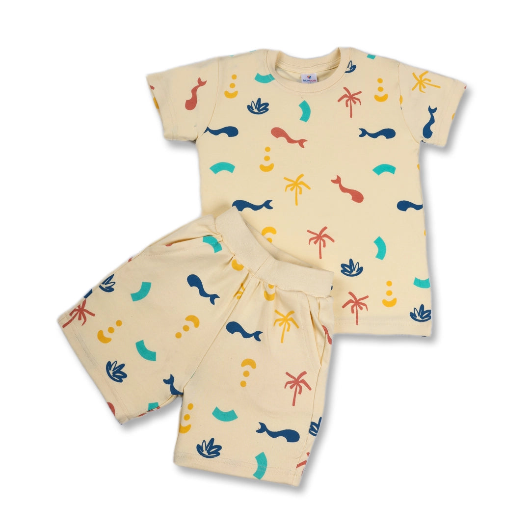T SHIRT & SHORTS CO-ORD SET KIDS
