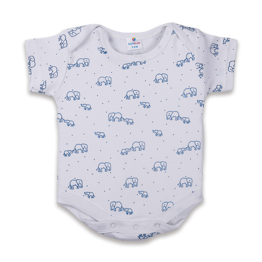 HALF SLEEVES ONESIES NEW BORN (PO2)