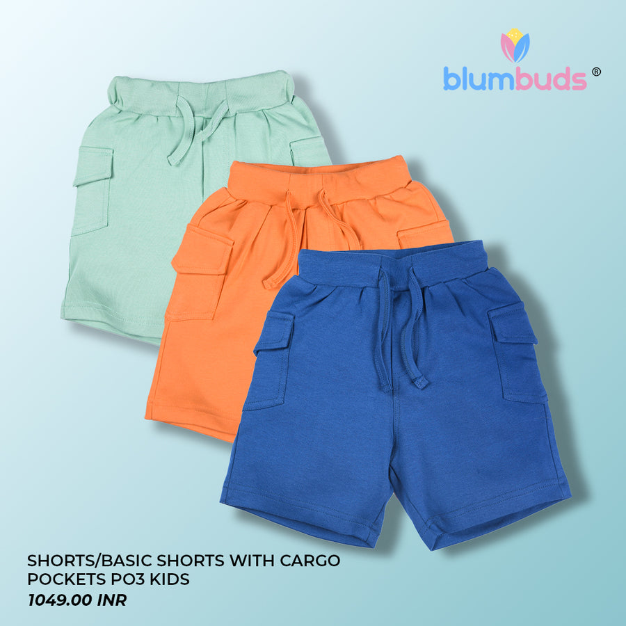SHORTS/BASIC SHORTS WITH CARGO POCKETS PO3 KIDS