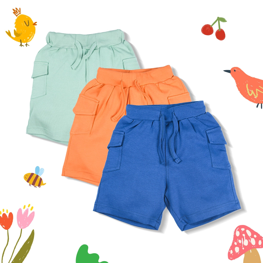 SHORTS/BASIC SHORTS WITH CARGO POCKETS PO3 KIDS