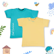 BOYS PACK OF 2 COTTON T-SHIRT