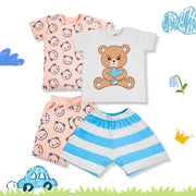 T SHIRT & SHORTS SET (PO2)