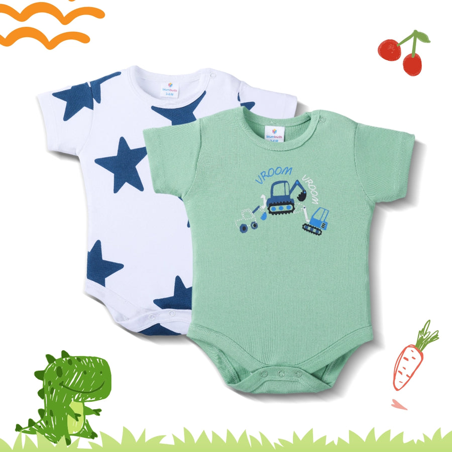 ONESIES HALF SLEEVES PO2 New Born