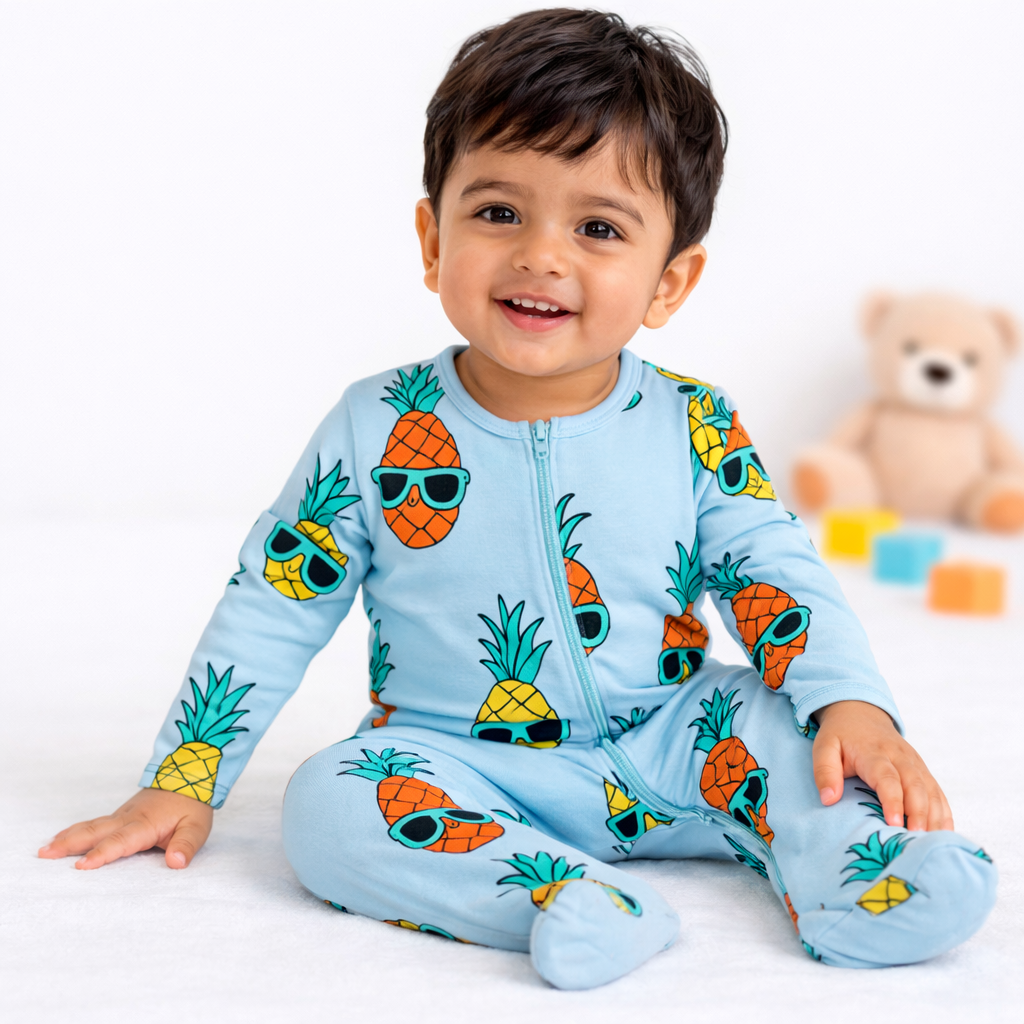 INFANT UNISEX COTTON SLEEPSUIT