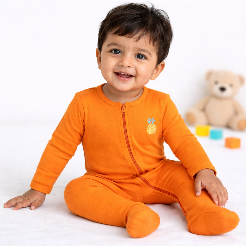 INFANT UNISEX COTTON SLEEPSUIT
