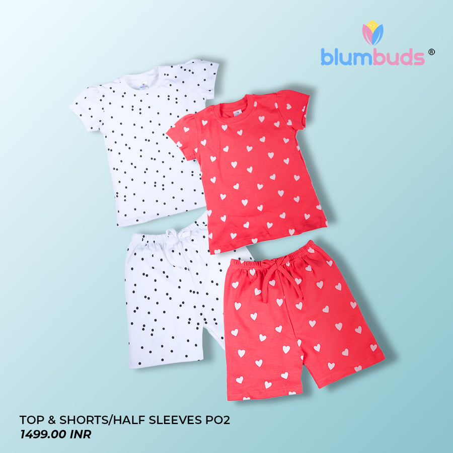 TOP & SHORTS/HALF SLEEVES PO2