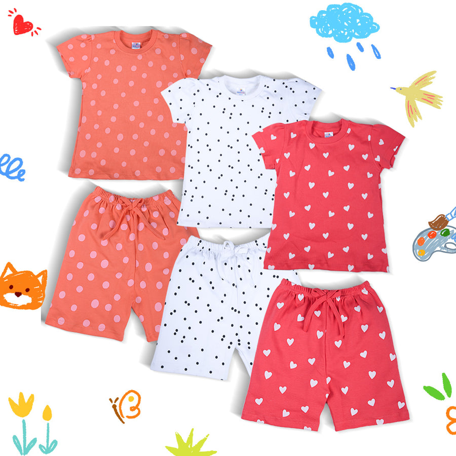TOP & SHORTS/HALF SLEEVES PO3