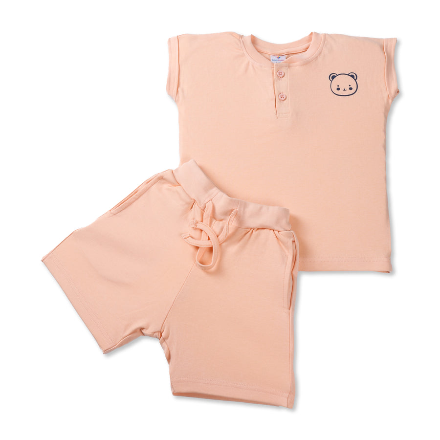 CO ORD SET/T SHIRT WITH SHORTS ( CO ORD) SINGLE KIDS