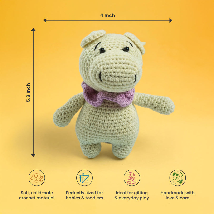 Cheerful Yellow Hippo