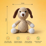 Cozy Brown Puppy Toy