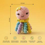 Twirlie Pink Jellyfish Rattle
